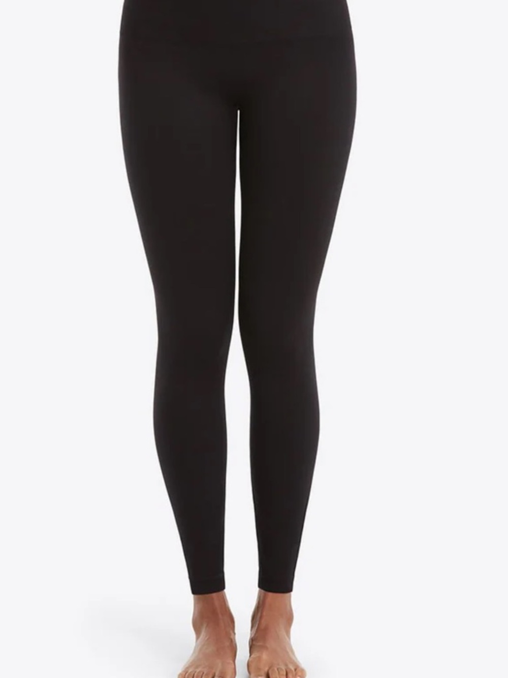 NWT SPANX Look at Me Now Full-Length Leggings - Black size large